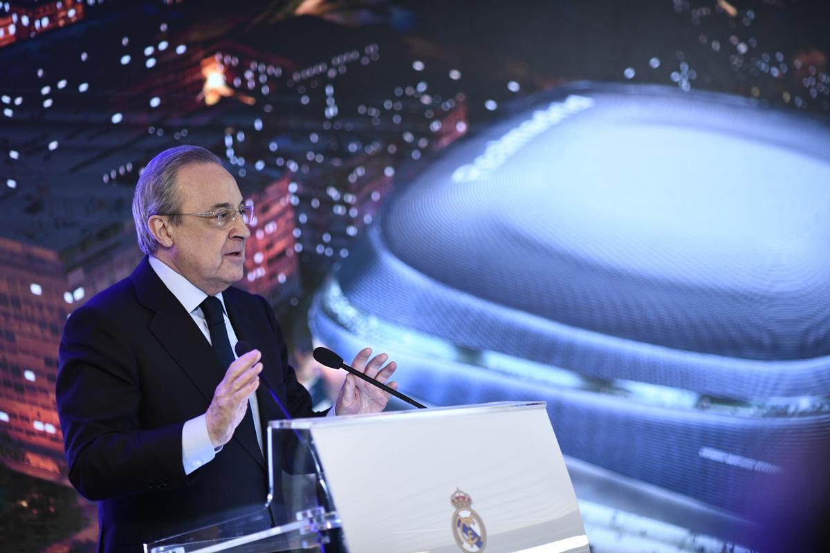 El presidente del Real Madrid Florentino Pérez. El presidente del Real Madrid Florentino Pérez.