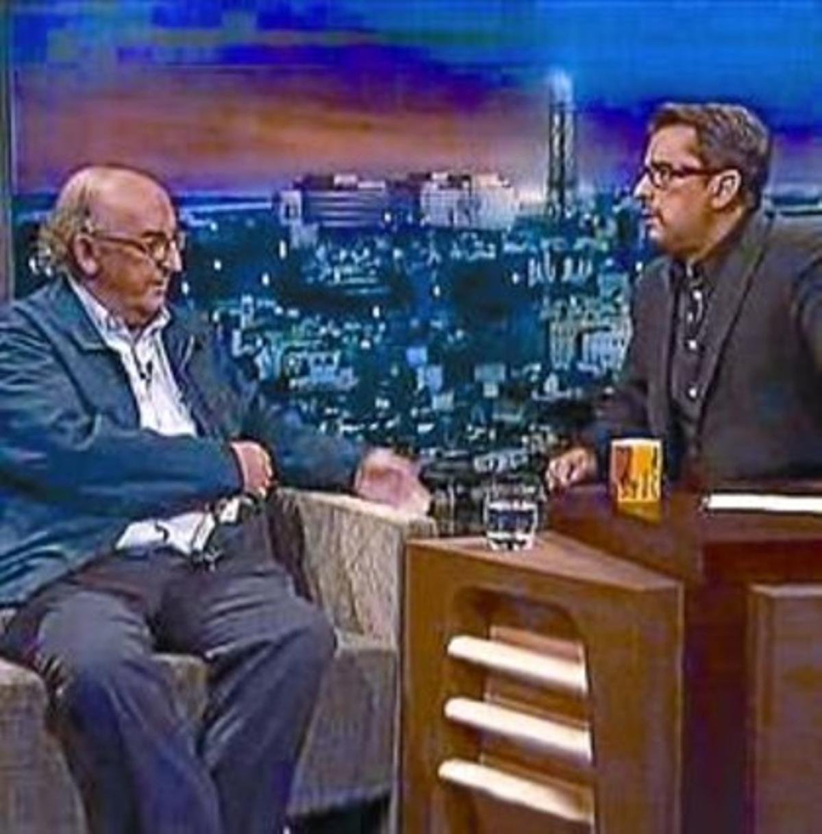 Jaume Roures (izquierda) es entrevistado por Andreu Buenafuente en el espacio de La Sexta ’Buenafuente’, emitido el pasado 6 de septiembre. Jaume Roures (izquierda) es entrevistado por Andreu Buenafuente en el espacio de La Sexta ’Buenafuente’, emitido el pasado 6 de septiembre.