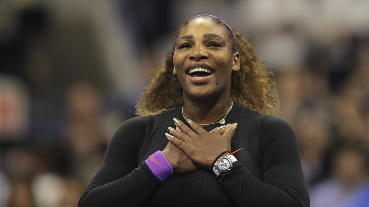 Serena Williams, tras superar las semifinales del Abierto de EEUU.