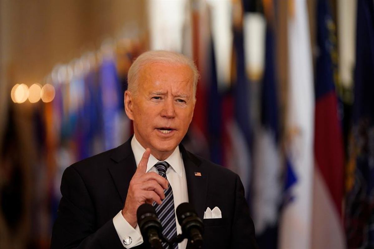 El presidente Biden en su discurso a la nación estadounidense. El presidente Biden en su discurso a la nación estadounidense.