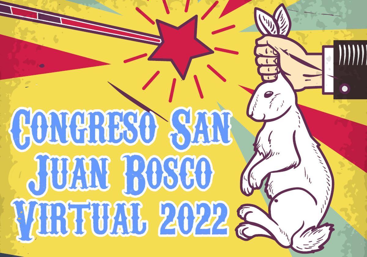 Cartel del segundo congreso virtual, organizado por la Sociedad Española de Ilusionismo.