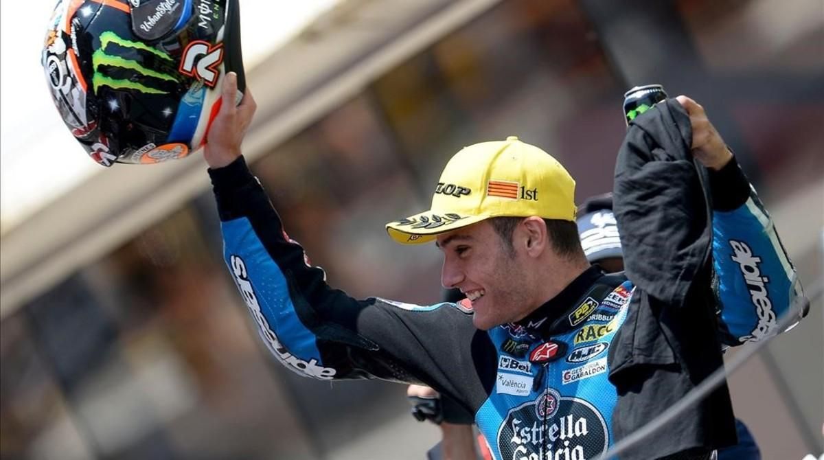 Jorge Navarro, en el podio de Montmeló. Jorge Navarro, en el podio de Montmeló.