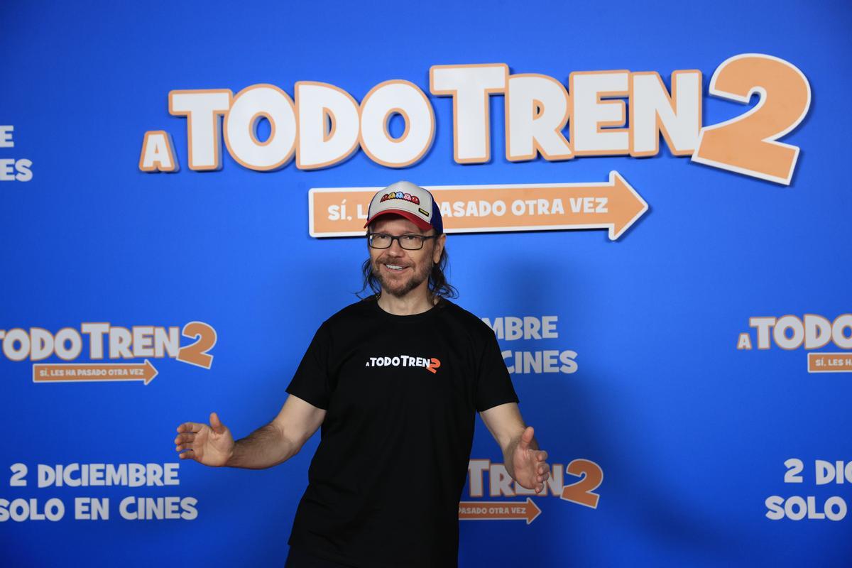 Santiago Segura en la première de ’A todo tren 2’.