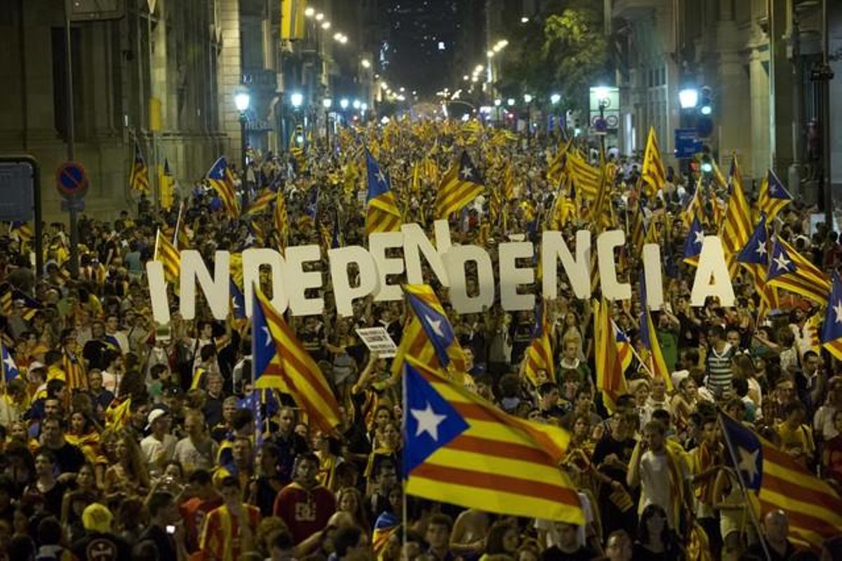 Manifestación de Diada del pasado 11 de septiembre. Manifestación de Diada del pasado 11 de septiembre.