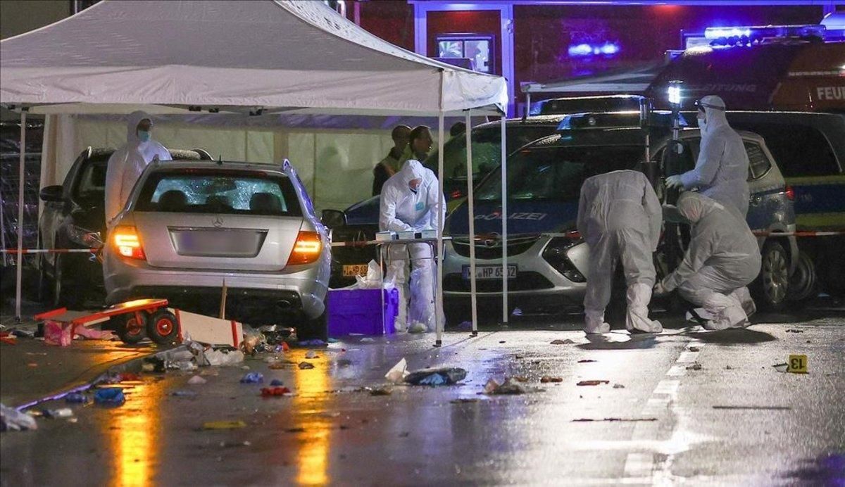 Escenario del atropello masivo cerca de Kassel (Alemania), el pasado martes. Escenario del atropello masivo cerca de Kassel (Alemania), el pasado martes.