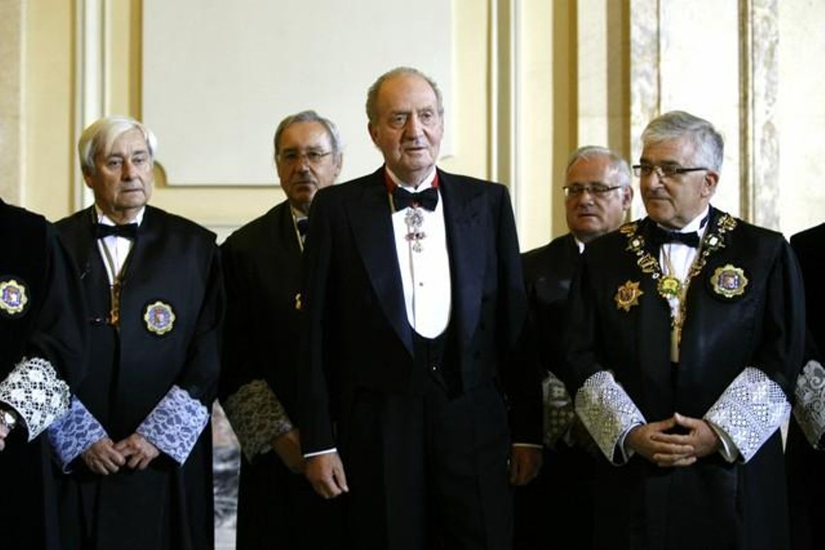 Juan Carlos, en la inauguración del curso judicial, en Madrid. Juan Carlos, en la inauguración del curso judicial, en Madrid.