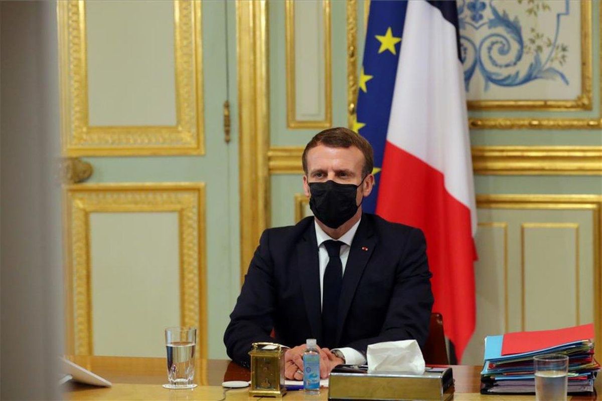 Emmanuel Macron, presidente de Francia. Emmanuel Macron, presidente de Francia.