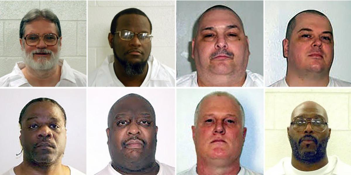 Los ocho presos que planea ejecutar Arkansas: Bruce Ward, Kenneth Williams, Jack Harold Jones, Jason McGehee, Stacey Johnson, Don Williamson Davis, Marcel Williams y Ledell Lee.