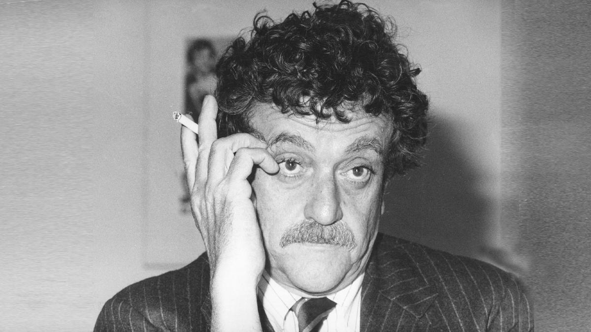 Kurt Vonnegut, en un retrato de 1970. Kurt Vonnegut, en un retrato de 1970.