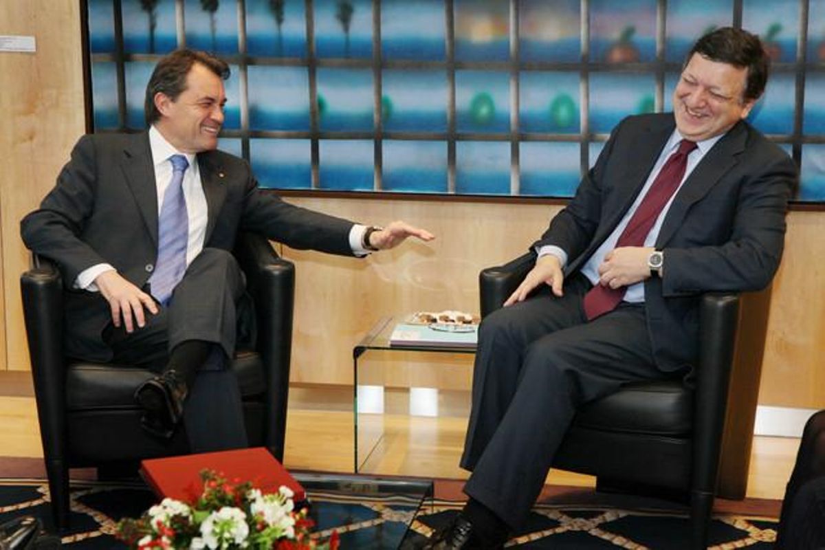 El presidente de la Generalitat, Artur Mas, y el de la Comisión Europea, José Manuel Durao Barroso, durante una reunión en Bruselas en marzo del 2011. El presidente de la Generalitat, Artur Mas, y el de la Comisión Europea, José Manuel Durao Barroso, durante una reunión en Bruselas en marzo del 2011.