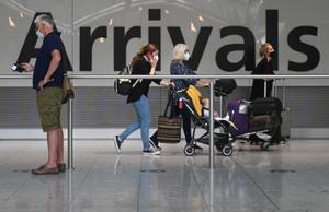 Terminal de llegadas del aeropuerto de Heathrow, en Londres.