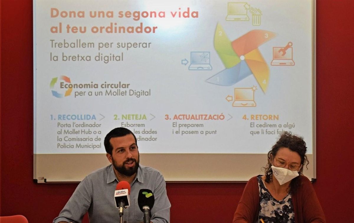 Mollet pone en marcha un proyecto para dar una segunda vida a ordenadores en desuso. Mollet pone en marcha un proyecto para dar una segunda vida a ordenadores en desuso.
