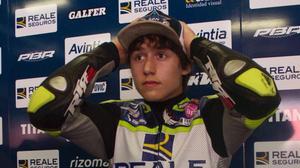 Andreas Pérez, piloto catalán de 14 años, fallecido hoy en Barcelona tras su accidente de ayer en el Circuit de Catalunya.