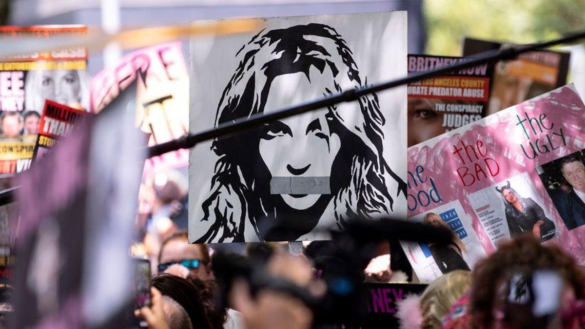 Los fans de Britney Spears reivindican su libertad. Los fans de Britney Spears reivindican su libertad.