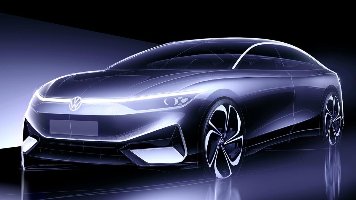 Volkswagen adelanta los primeros detalles del diseño de la berlina eléctrica ID. Aero Volkswagen adelanta los primeros detalles del diseño de la berlina eléctrica ID. Aero