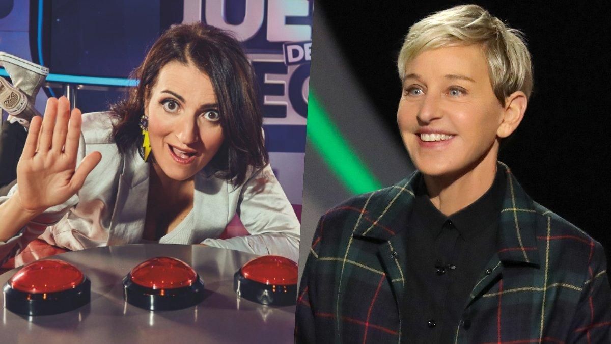 Silvia Abril y Ellen DeGeneres. Silvia Abril y Ellen DeGeneres.