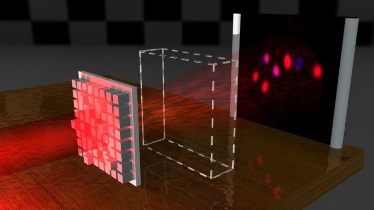 Consiguen la invisibilidad de objetos moldeando la luz Consiguen la invisibilidad de objetos moldeando la luz