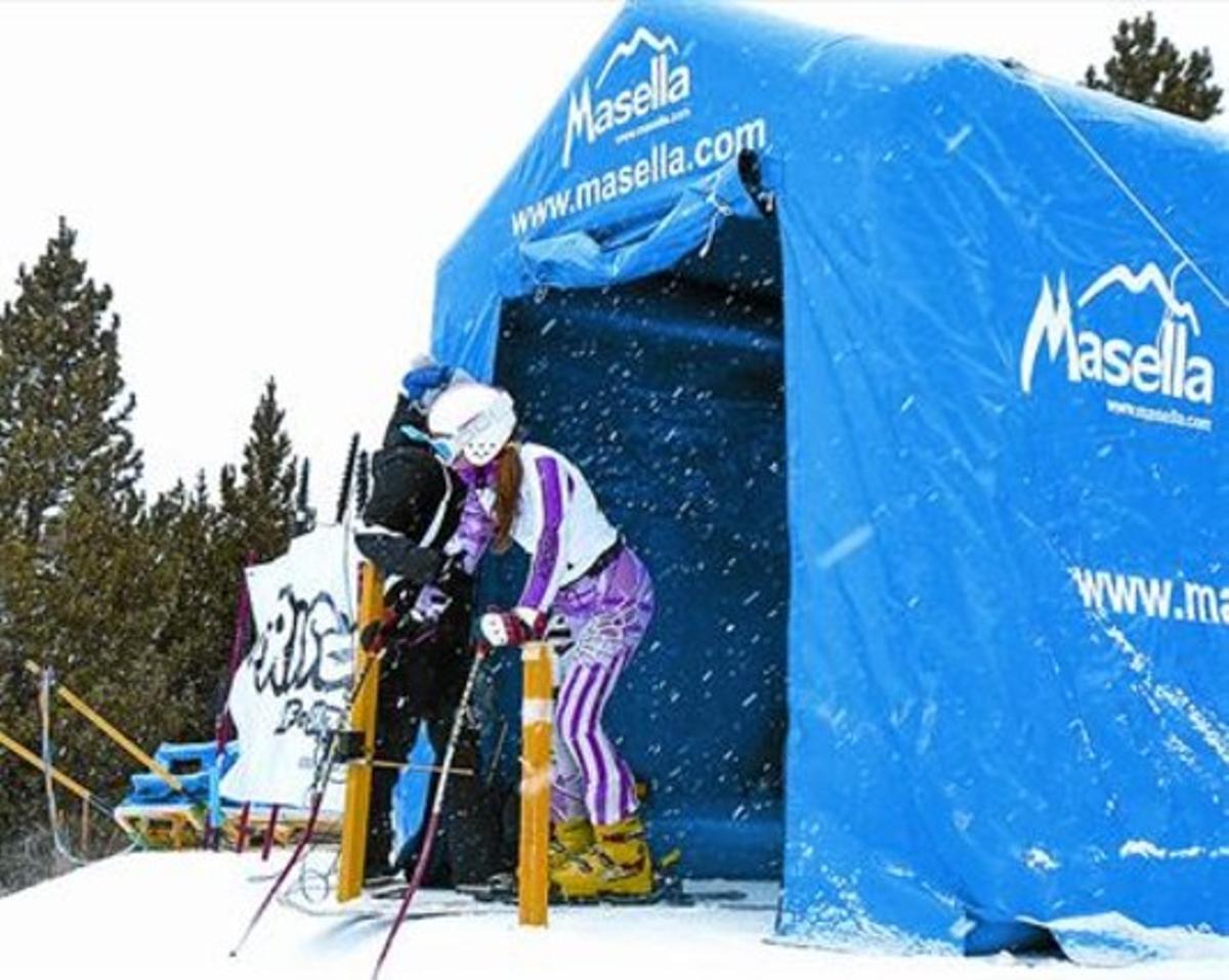 Instalaciones consolidadas 8 Competición de esquí en La Masella, al lado de La Molina.