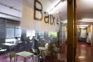 Una clase de Bachillerato en un instituto de Catalunya.