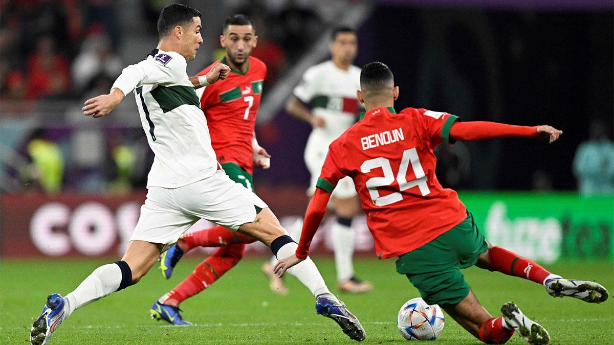 Marruecos hace historia y da la estocada a Cristiano Ronaldo