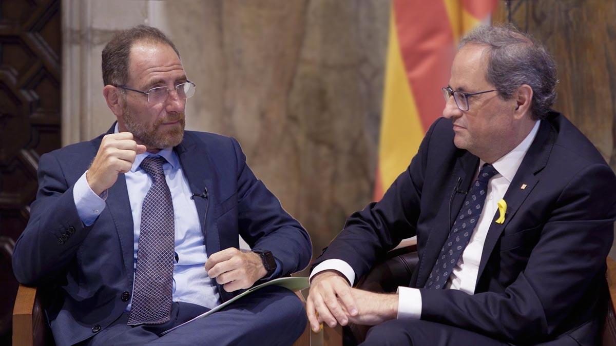 Resumen de la entrevista con el ’president’ de la Generalitat, Quim Torra.