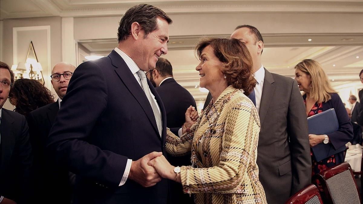 Garamendi «no veu necessari» que Espanya continuï en estat d'alarma Garamendi «no veu necessari» que Espanya continuï en estat d'alarma