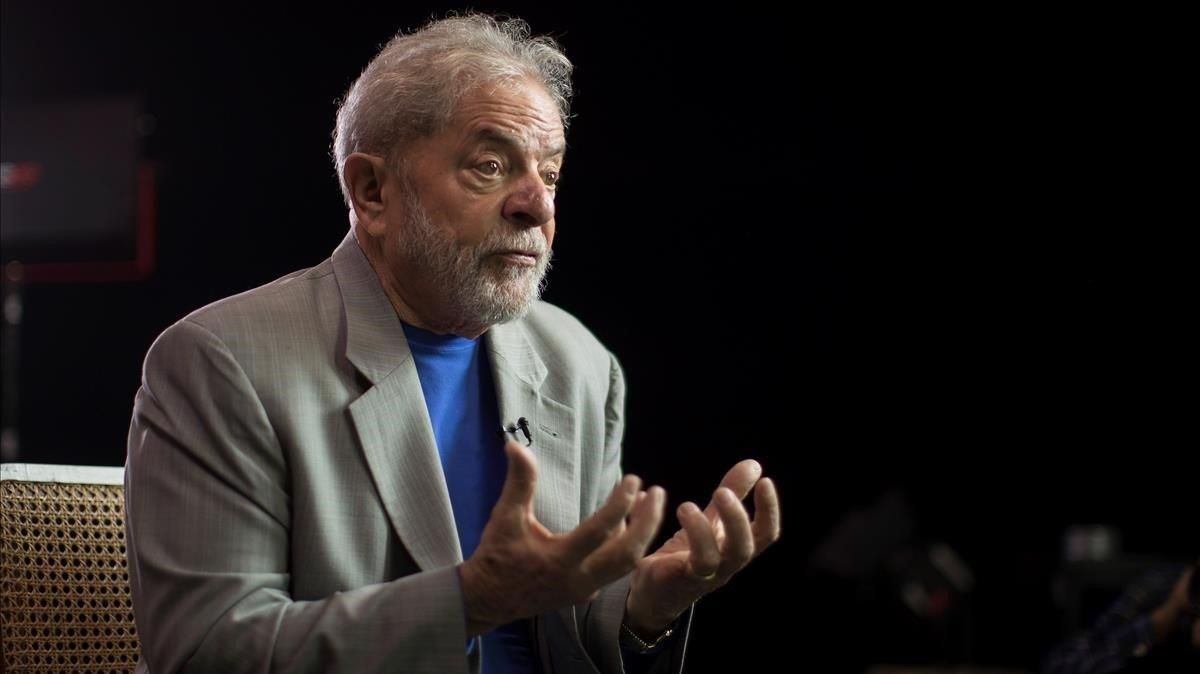 El expresidente Lula da Silva en noviembre del 2019 en una entrevista en Sao Paulo (Brasil). El expresidente Lula da Silva en noviembre del 2019 en una entrevista en Sao Paulo (Brasil).