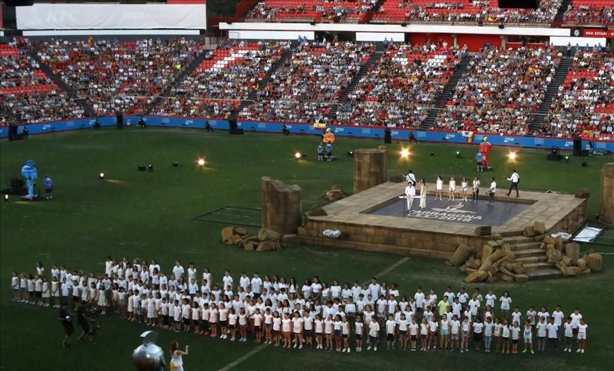 Gala inaugural de los Juegos del Mediterráneo en Tarragona, el 22 de junio del 2018. Gala inaugural de los Juegos del Mediterráneo en Tarragona, el 22 de junio del 2018.