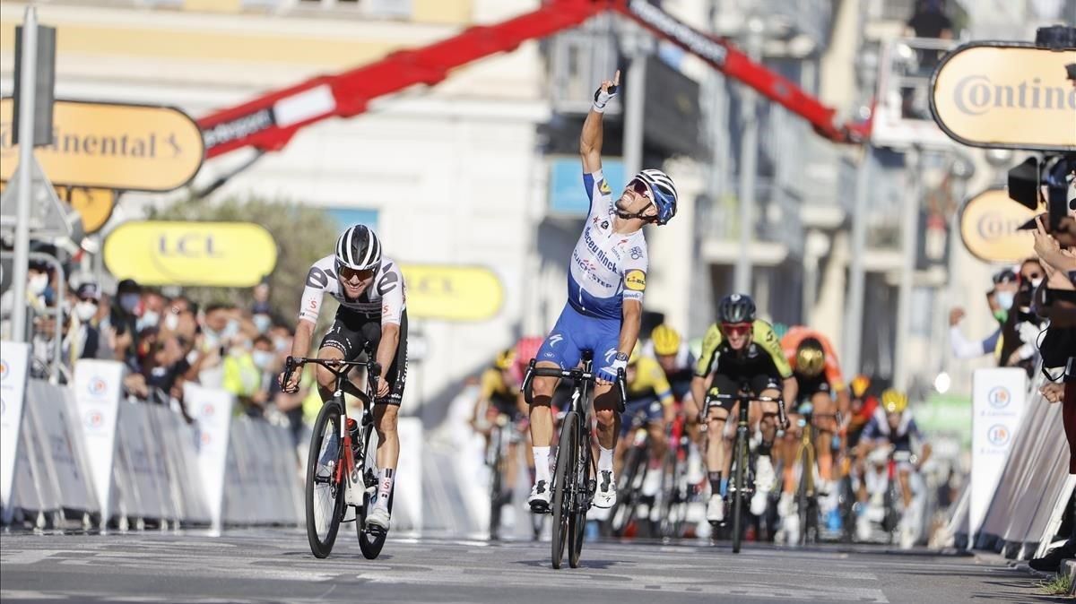 Alaphilippe triomfa i França disfruta Alaphilippe triomfa i França disfruta