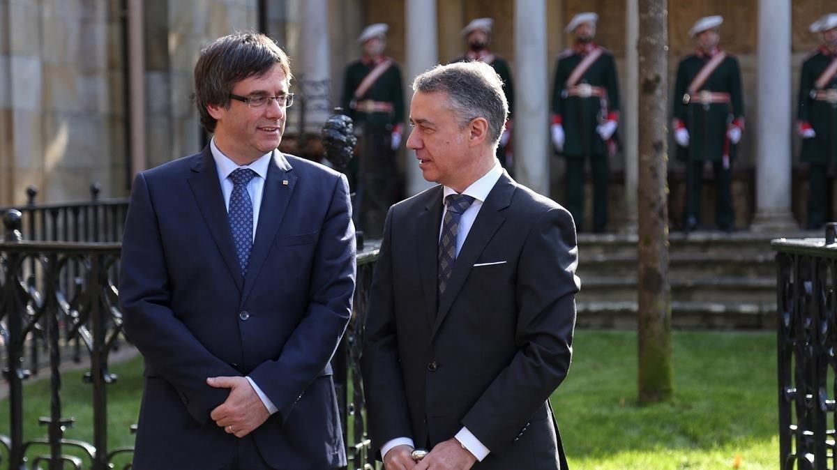 Urkullu: «El PDECat se descompone, roto por la DUI» Urkullu: «El PDECat se descompone, roto por la DUI»