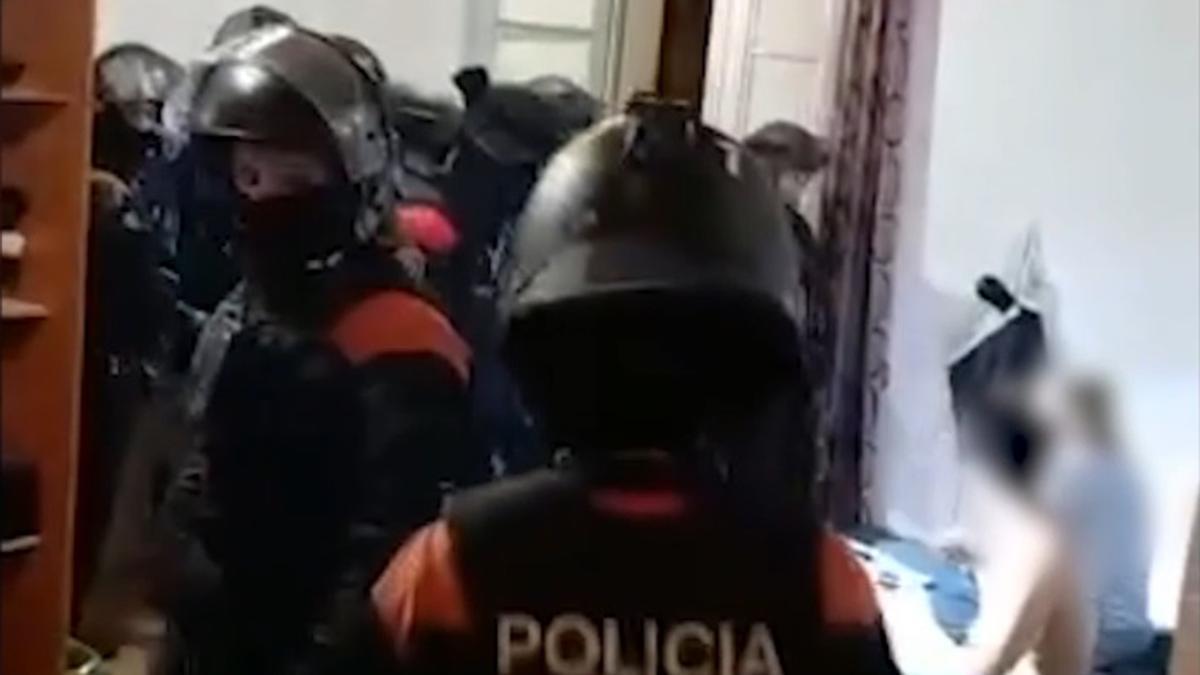 Dos dels arrestats en l’ocupació de Gràcia, al top 20 europeu de reincidència