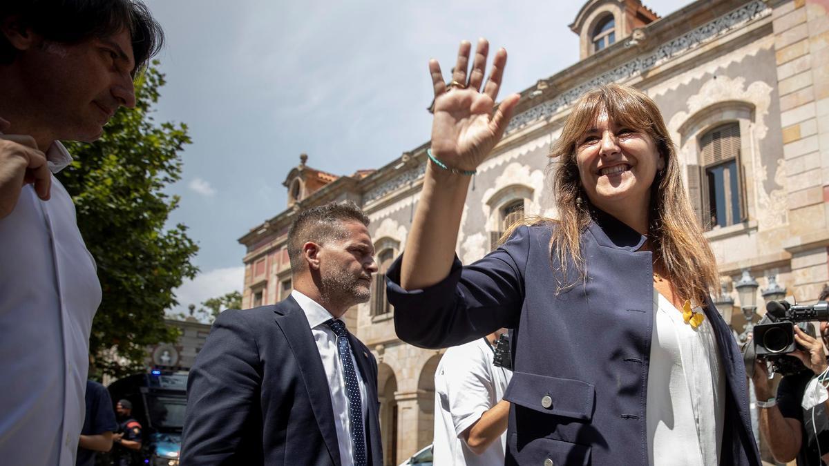 Laura Borràs, suspesa com a diputada i presidenta del Parlament