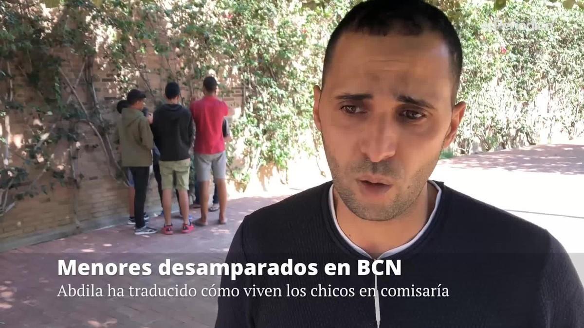 Abdila, un ciudadano marroquí residente en Barcelona, ha traducido para EL PERIÓDICO la experiencia de los menores que pernoctan en la comisaría de Ciutat Vella. 