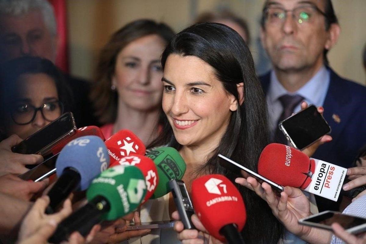 La portavoz de Vox en la Asamblea de Madrid, Rocío Monasterio. La portavoz de Vox en la Asamblea de Madrid, Rocío Monasterio.