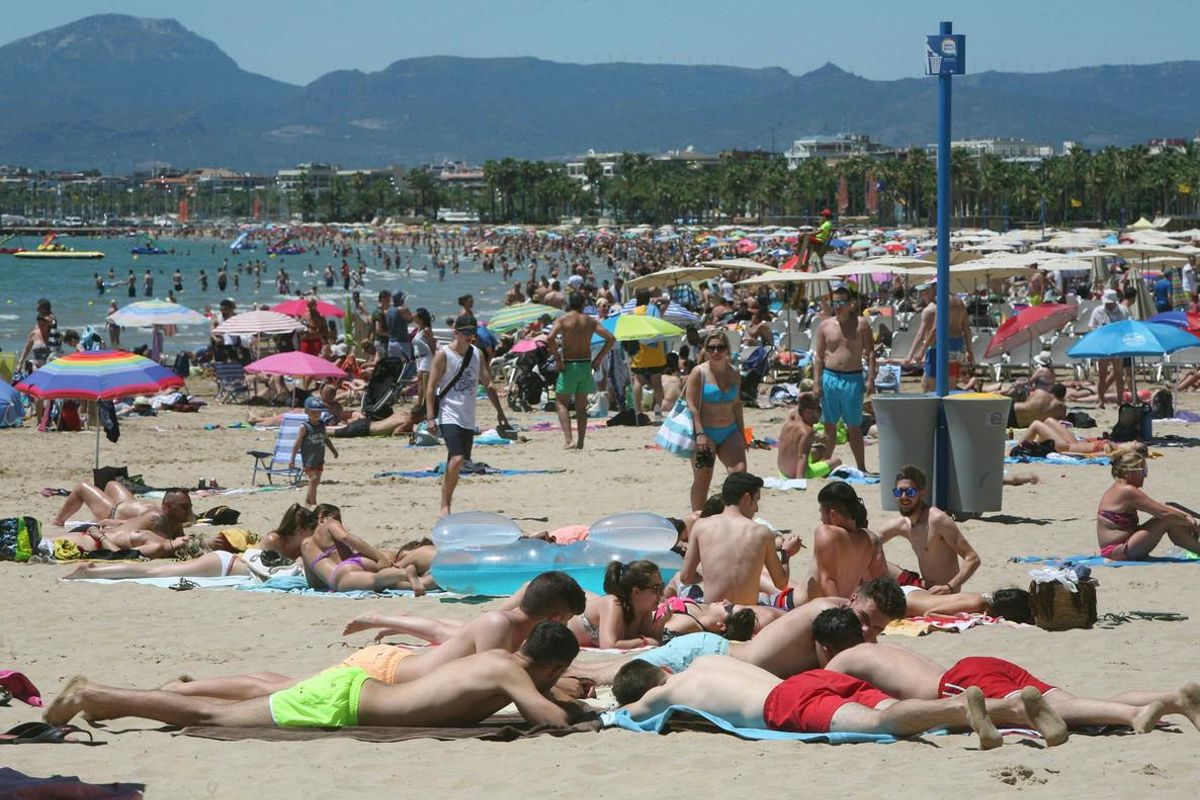 Playa de Levante de Salou, en Tarragona. Playa de Levante de Salou, en Tarragona.