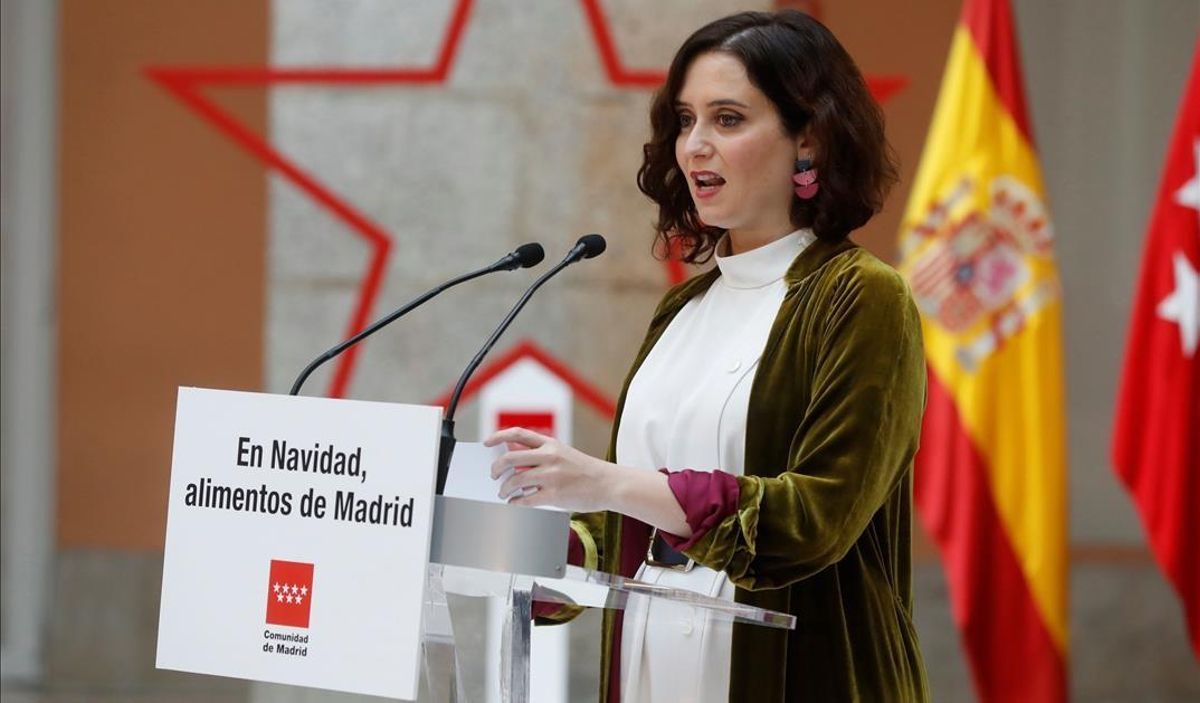 La presidenta de la Comunidad de Madrid, Isabel Diaz Ayuso La presidenta de la Comunidad de Madrid, Isabel Diaz Ayuso