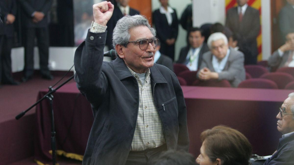 El exlíder de Sendero Luminoso, Abimael Guzmán, en imagen de archivo. El exlíder de Sendero Luminoso, Abimael Guzmán, en imagen de archivo.