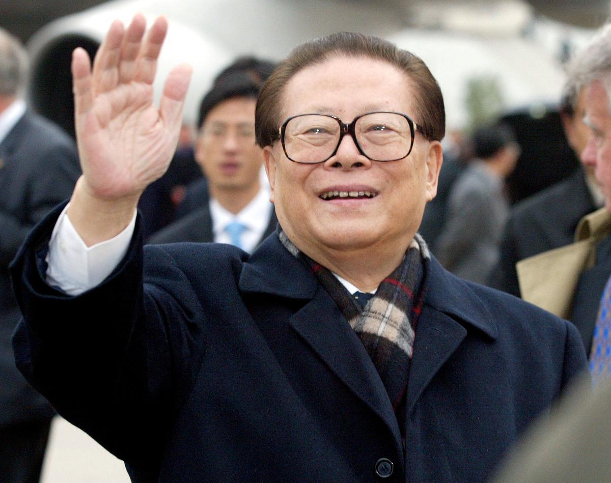 El expresidente chino Jiang Zemin.