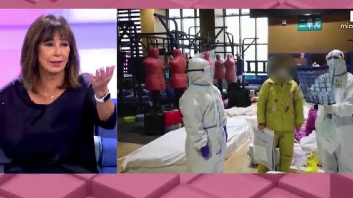 Ana Rosa pide perdón por usar imágenes de China para hablar de la saturación de los hospitales de Madrid Ana Rosa pide perdón por usar imágenes de China para hablar de la saturación de los hospitales de Madrid
