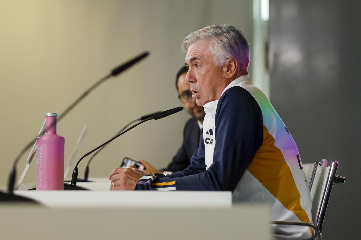 Ancelotti: “Todo lo que decide Florentino Pérez es por el bien del club”