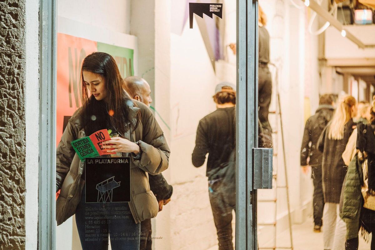 La Plataforma, una de las galerías participantes en la Poblenou Open Night. La Plataforma, una de las galerías participantes en la Poblenou Open Night.