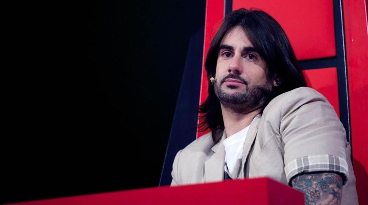 Melendi, en la primera temporada de ’La voz’. Melendi, en la primera temporada de ’La voz’.