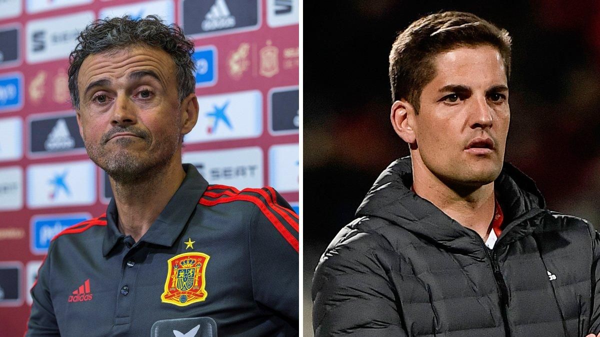Luis Enrique y Robert Moreno. Luis Enrique y Robert Moreno.