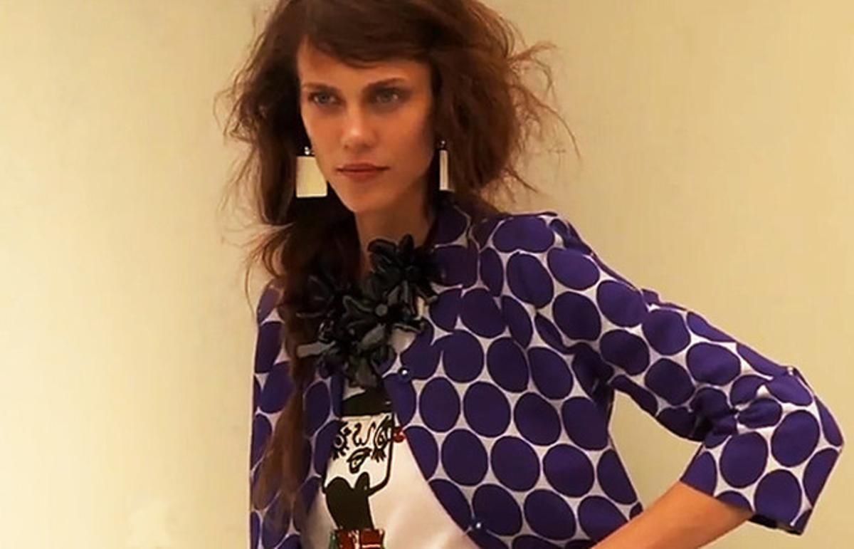 Aymeline Valade, en la campaña de Marni para H&M.