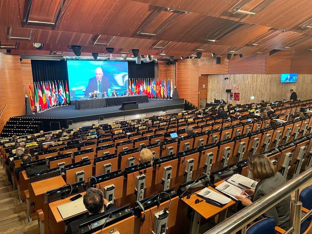 Una sesión de la Asamblea Parlamentaria de la OTAN en Madrid. Una sesión de la Asamblea Parlamentaria de la OTAN en Madrid.