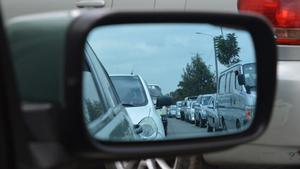 Caravana de coches.