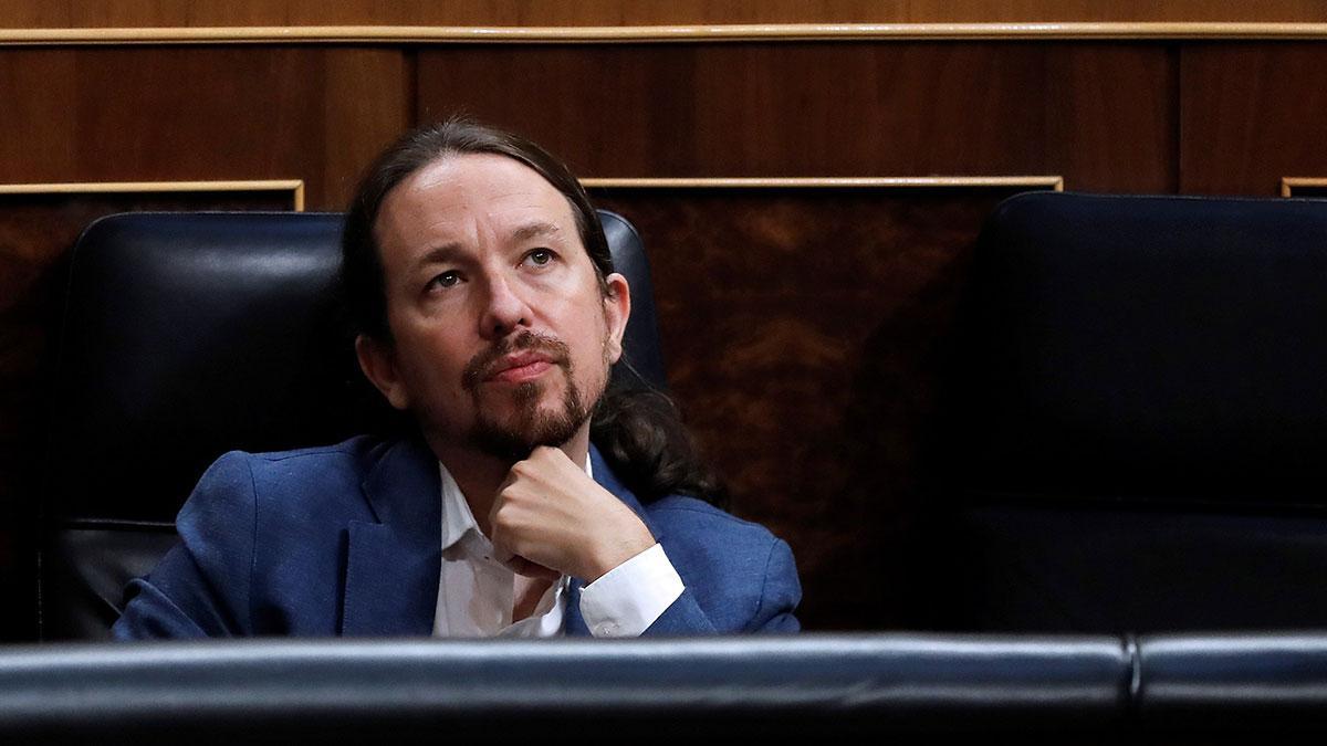 Pablo Iglesias, en el Congreso.