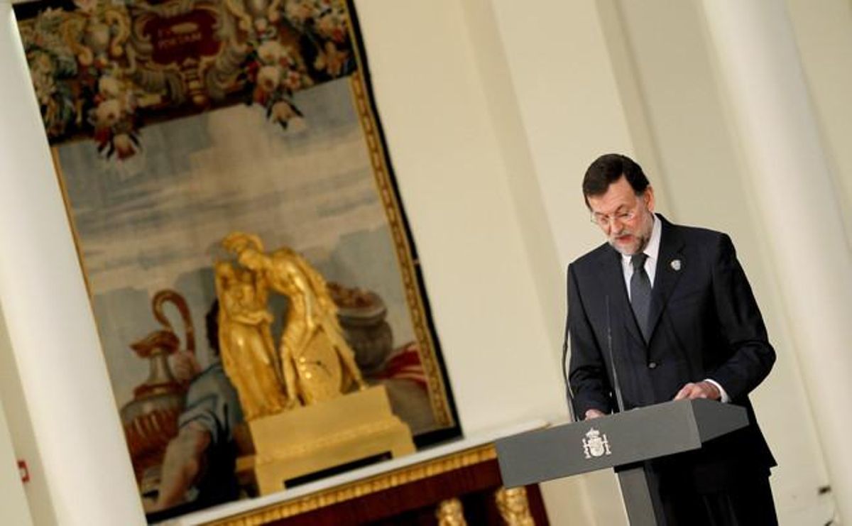 El presidente del Gobierno, Mariano Rajoy, este miércoles en Madrid. El presidente del Gobierno, Mariano Rajoy, este miércoles en Madrid.