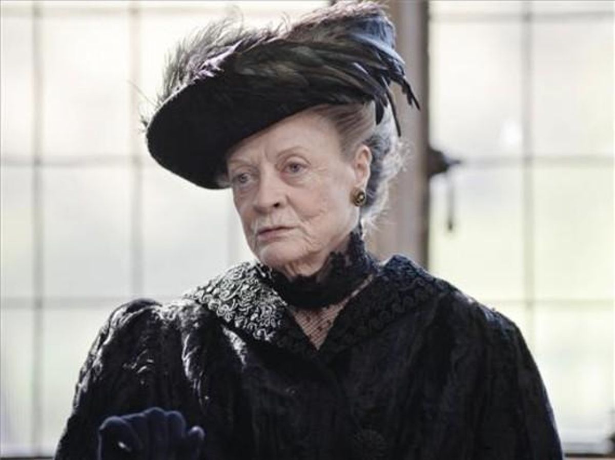 La actriz Maggie Smith durante la serie ’Downton Abbey’. La actriz Maggie Smith durante la serie ’Downton Abbey’.