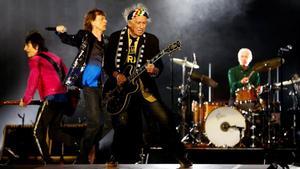 Ron Wood, Mick Jagger, Keith Richards y Charlie Watts, en un concierto de los Stones, el pasado 20 de septiembre en Zúrich